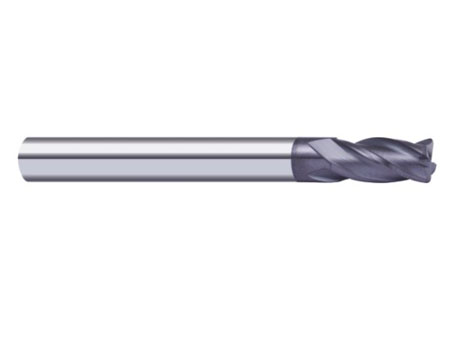 4 blade round nose lengthened ultrafine particles of tungsten steel milling cutter 010