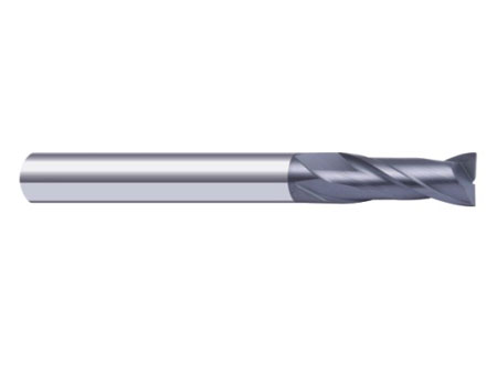 2 blade extended ultrafine particles of tungsten steel milling cutter 036